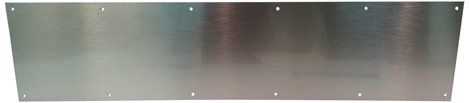 DON-JO don jo- architectural metal kick plate 12"x28" (630) stainless steel- fits 30" width doors-wood&metal mounting-door protectio