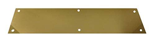 don-jo kick plate factory-architectural metal 8x30 inch (bt) brass tone- fits 32 inch width doors-wood&metal mounting-door pr