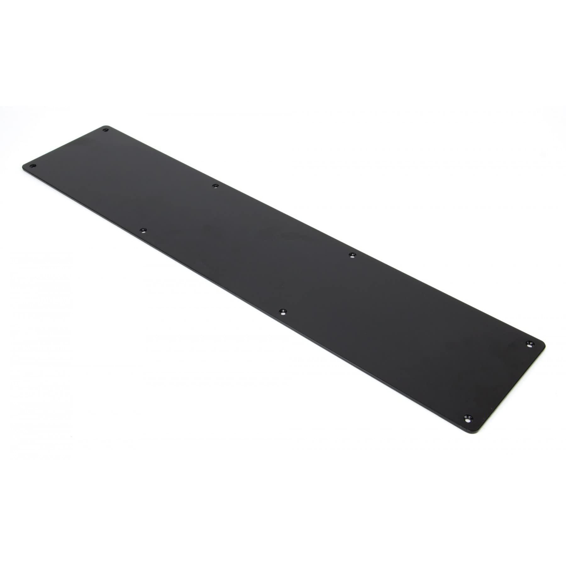 don-jo-architectural metal door kick plate (bk) black finish-12" x 28" inches-for 30" (width) doors
