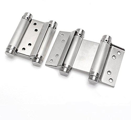 ranbo commercial grade 304 stainless steel ball bearing heavy duty double action spring loaded door swing hinge,automatic clo