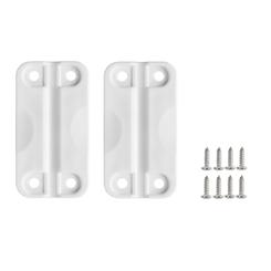 HQAPR cooler hinges for igloo ice chests, igloo cooler replacement hinges, cooler plastic hinges replacement set with screws (2)