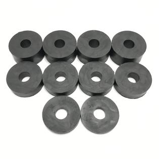 hawkeng 10mm (m10) rubber spacers standoff washers (10 pack) 4 x 15mm, 4 x  10mm, 2 x 5mm