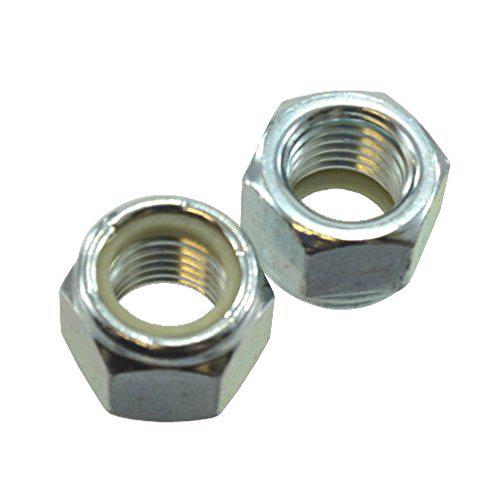 MIDWEST FASTENER 7/16"-20 s.a.e. zinc plated elastic stop nuts (pack of 12)