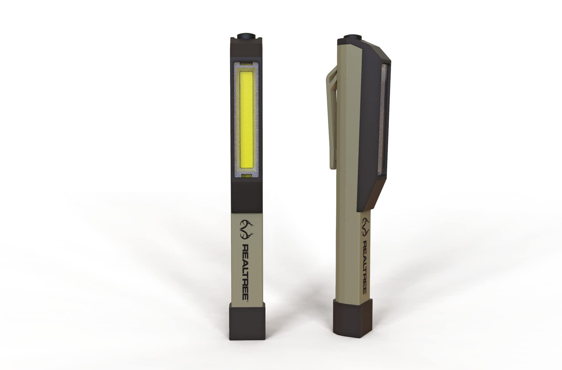 realtree bright 200 lumen alkaline pocket pen light with pocket clip