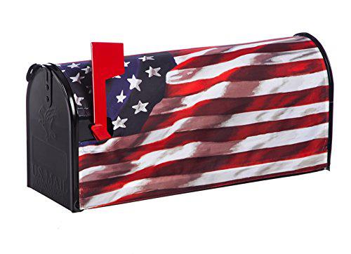 Evergreen Flag america in motion mailbox cover - 19 x 1 x 23 inches