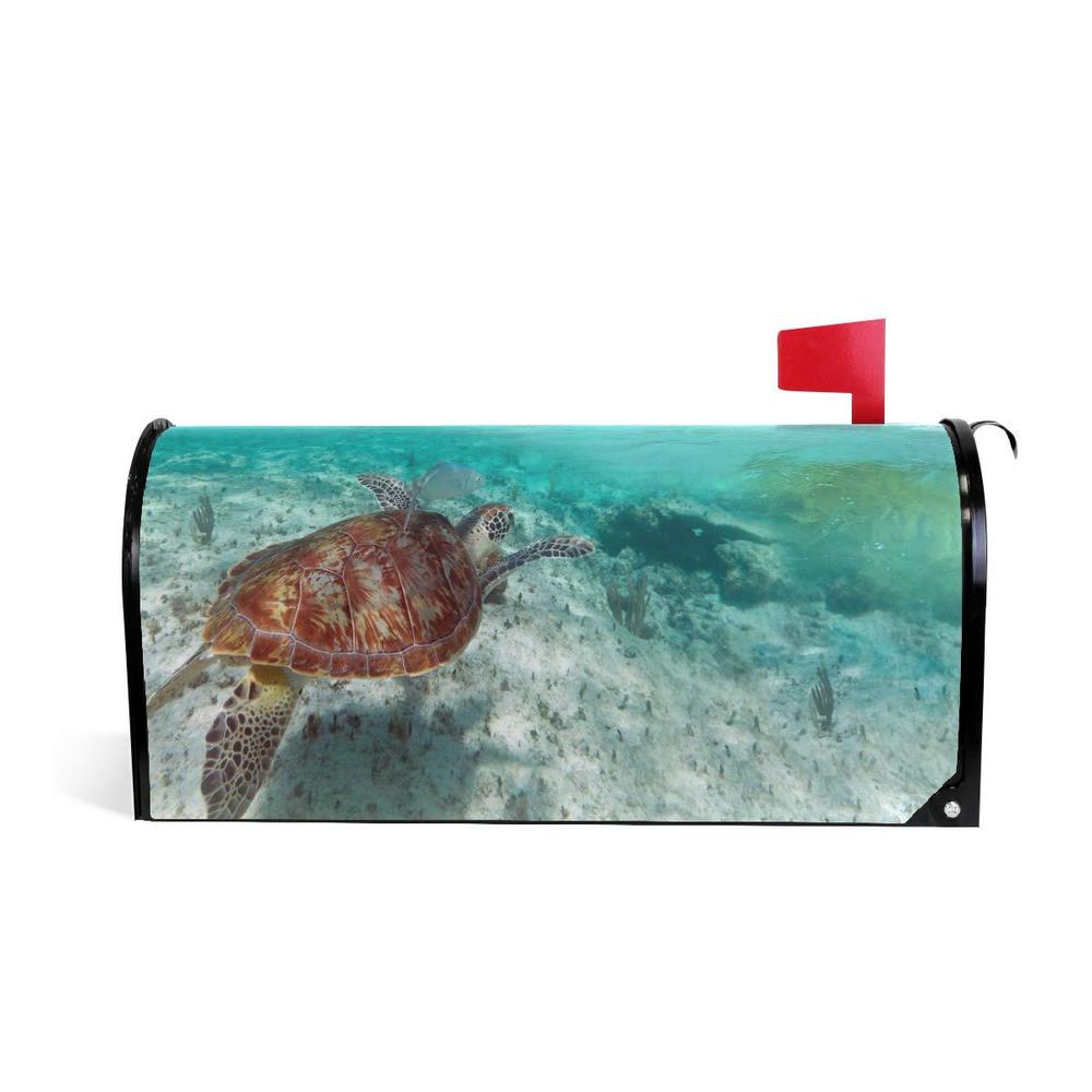 ALAZA WOOR Sunflowers Magnetic Mailbox Cover – Waterproof, Fade-Resistant Mail Wrap For Standard & Oversized Mailboxes