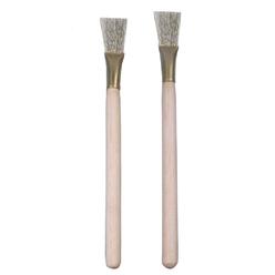 luzen 2pcs professional clay texture brush needle detail tools feather wire texture tool for clay pottery sculpting texturing model