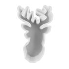 lifsoul deer head car freshie mold oven safe silicone mold for baking aroma  beads car freshies, soap mold, resin mold, clay mold
