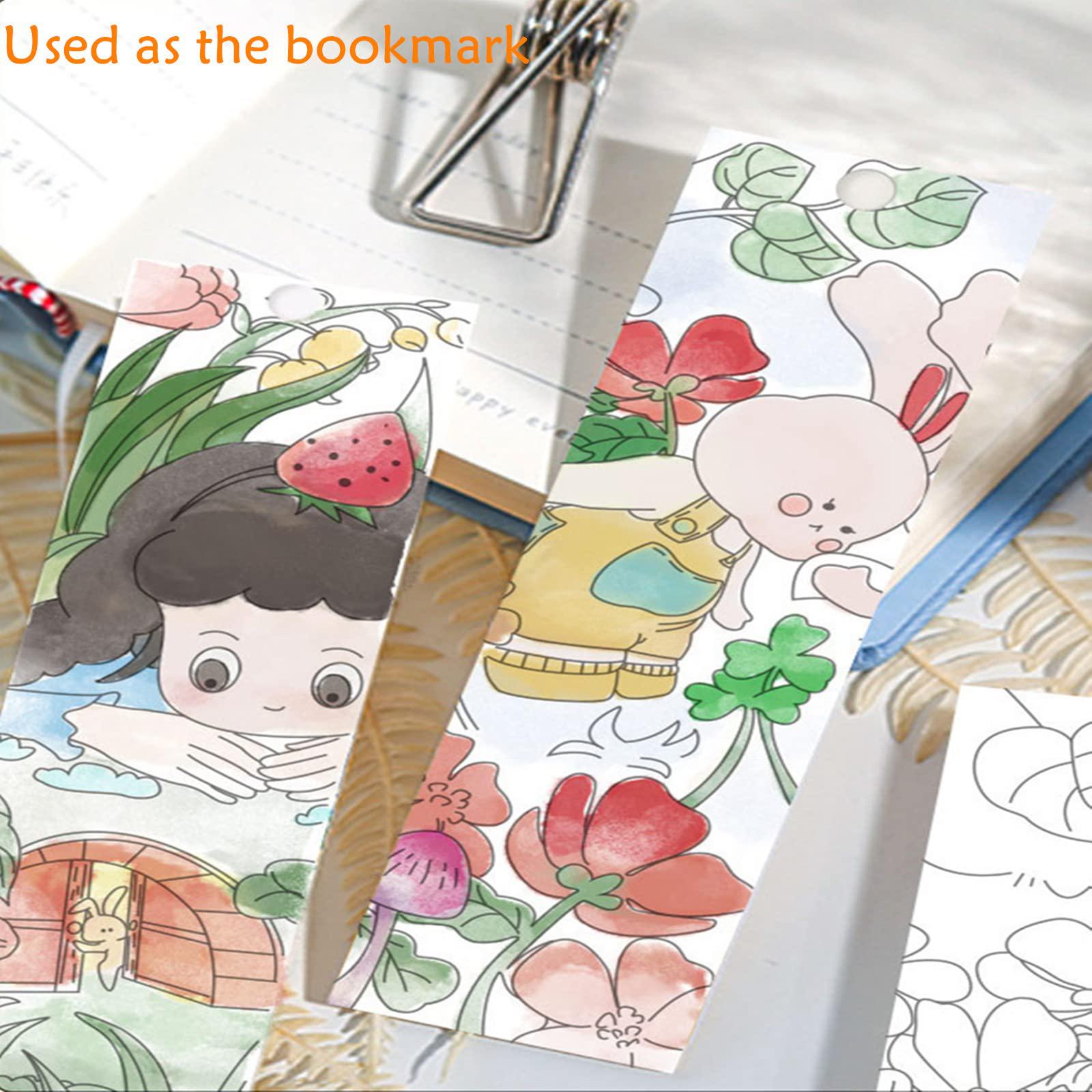 Yurlgst pocket watercolor painting book,3 pcs pocket watercolor book for  kids,diy travel pocket watercolor kit,improve your child's c