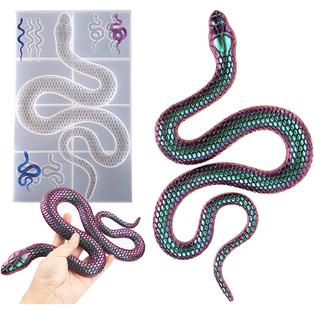 BLOSDREAM large snake epoxy casting mold for wall hanging