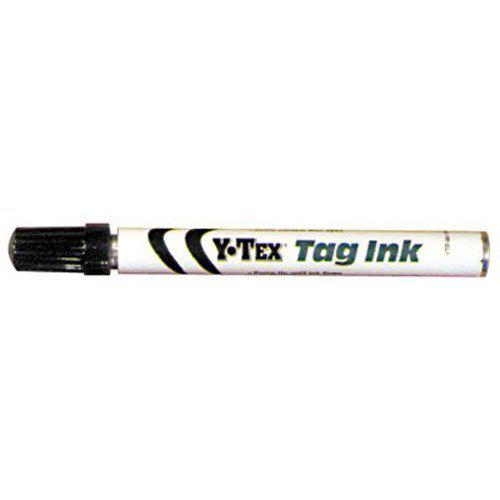 y-tex corporation 612000 y-tex tag blk ink pen, 1 count (pack of 1)