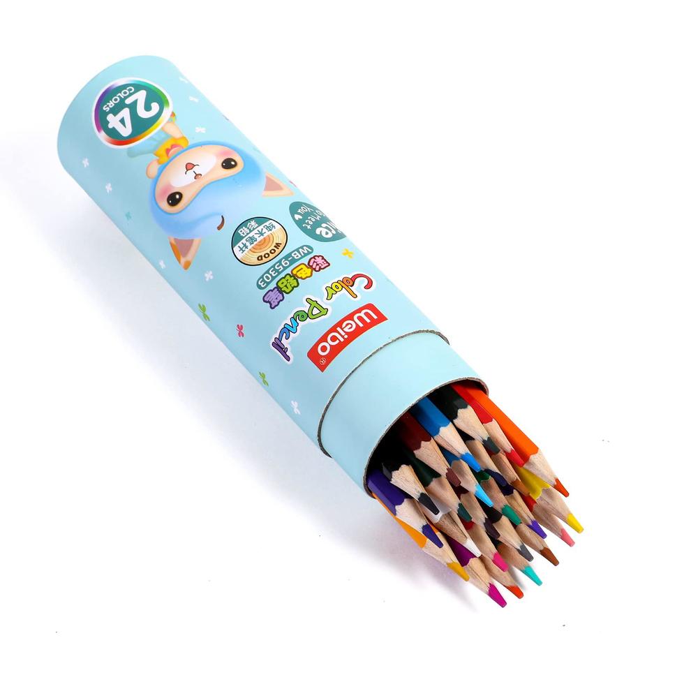 banji colored pencils, vibrant color presharpened pencils for school kids teachers, soft core art drawing pencils for coloring, ske
