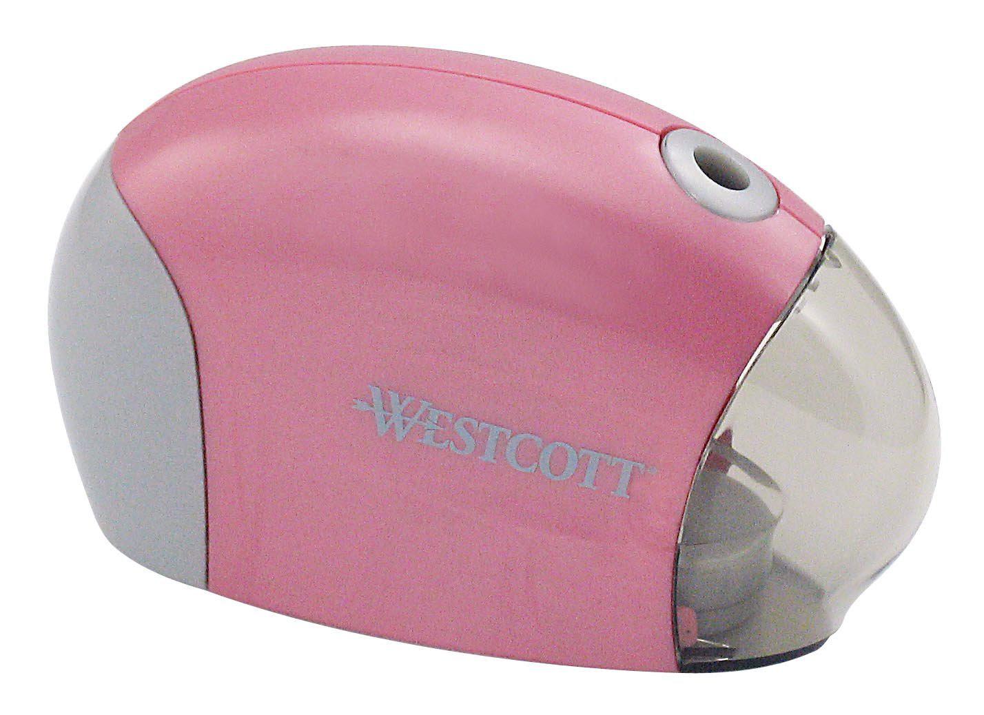 westcott student battery operated pencil sharpener, assorted colors, (14243)