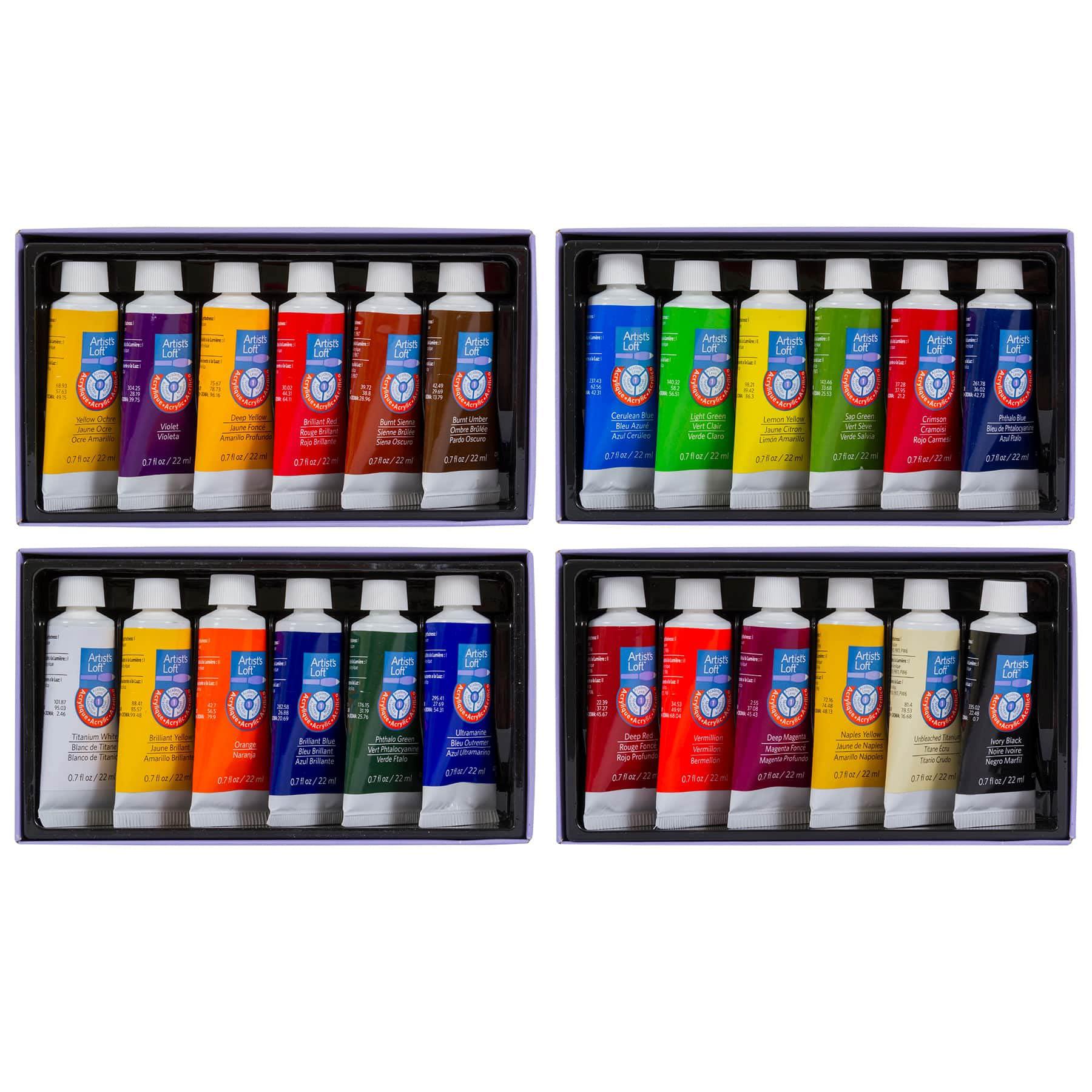 Artists Loft michaels bulk 12 packs: 24 ct. (288 total) acrylic paint set  by artist's loft