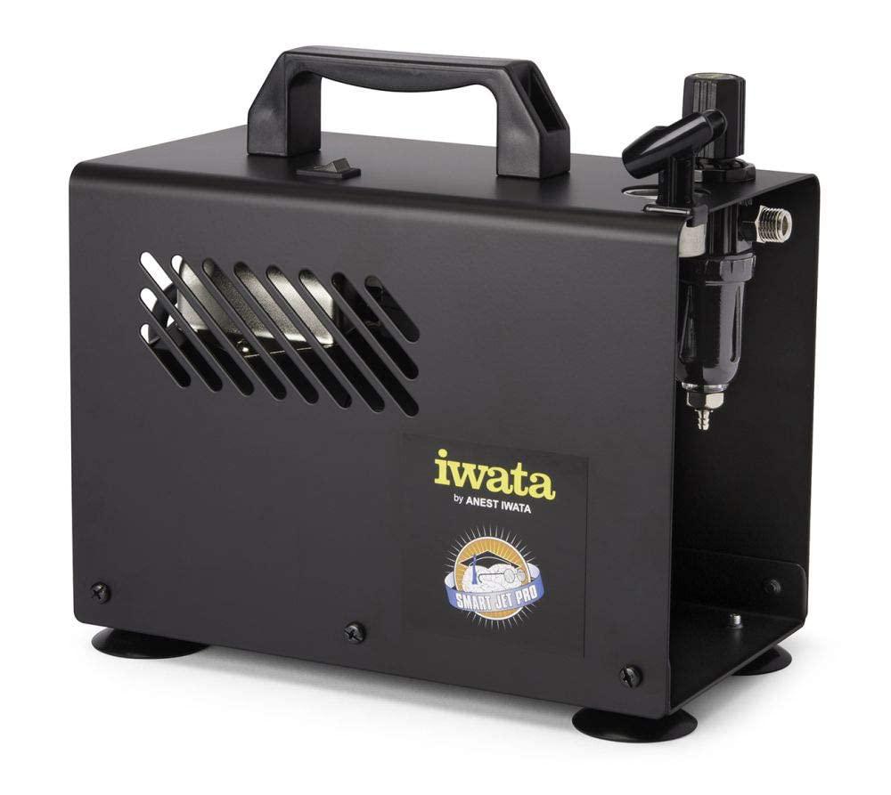 iwata-medea studio series smart jet pro single piston air compressor