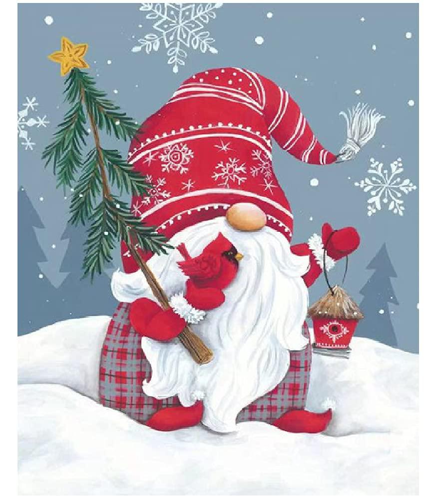 TINDAY tinday santa claus diy paint by numbers kit for adults