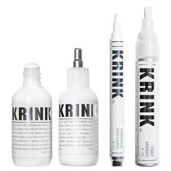 krink paint marker 4-pc white set - graffiti markers pack of 4 includes k-60 mop - k-66 ball-point - k-42 bullet-tip - k-75 c
