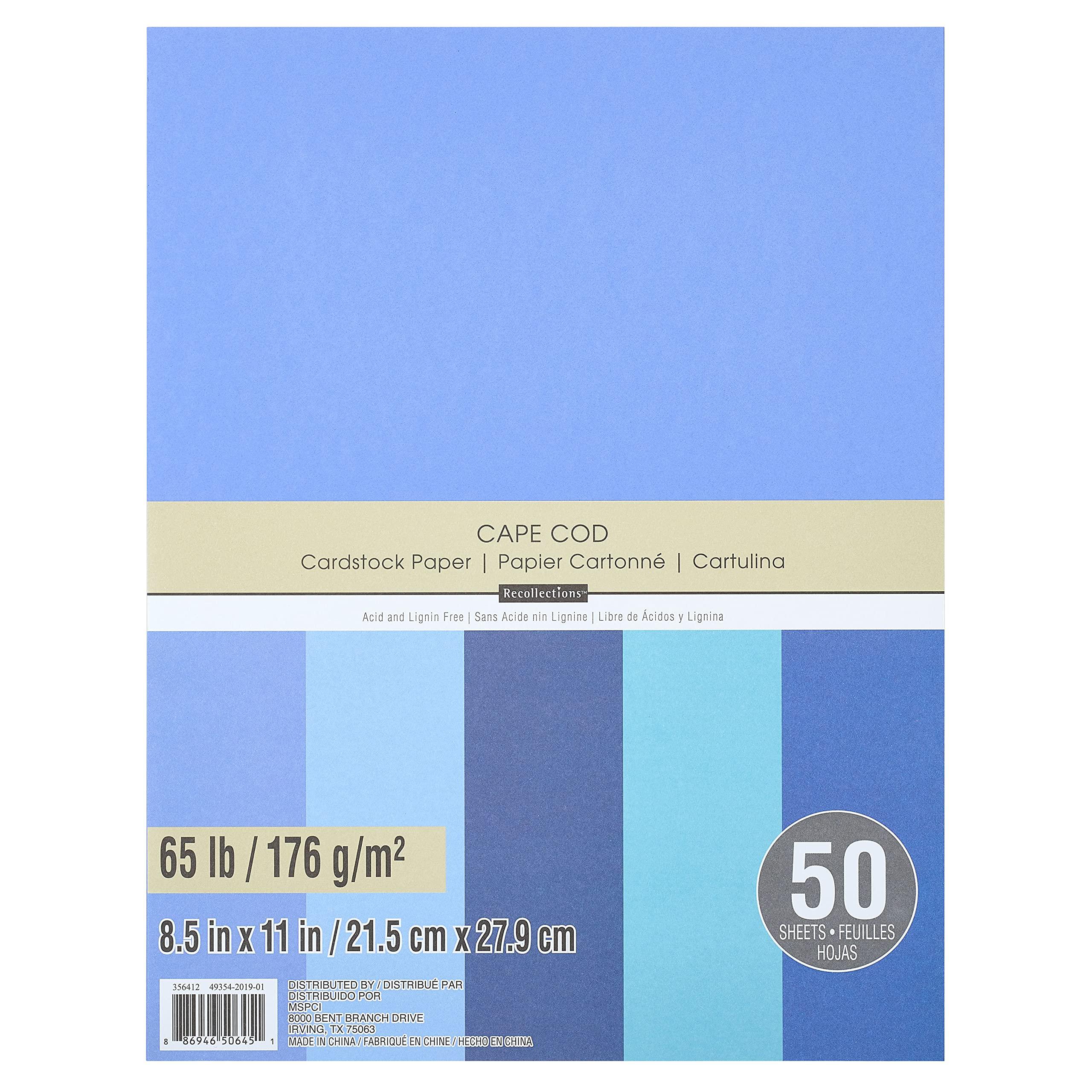 Recollections michaels cape cod 8.5; x 11; cardstock paper by recollections, 50 sheets