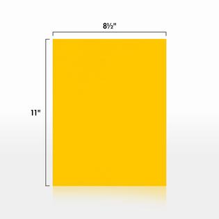 LUXPaper luxpaper 8.5 x 11 cardstock, letter size, sunflower yellow, 100lb. cover (183lb. text)
