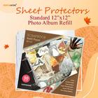 Photo Album Protective Sleeves Refill Pages, 12x12 Scrapbook Page Protectors  (50 Pack)