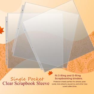 PerforMore 50 pack of scrapbook refill pages, 12.25 x 12.25