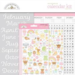 DOODLEBUG baby girl first year calendar kit - doodlebug
