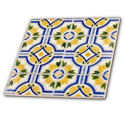 3dRose 3d rose portugal. aveiro. blue and yellow tilework azulejo, multicolor