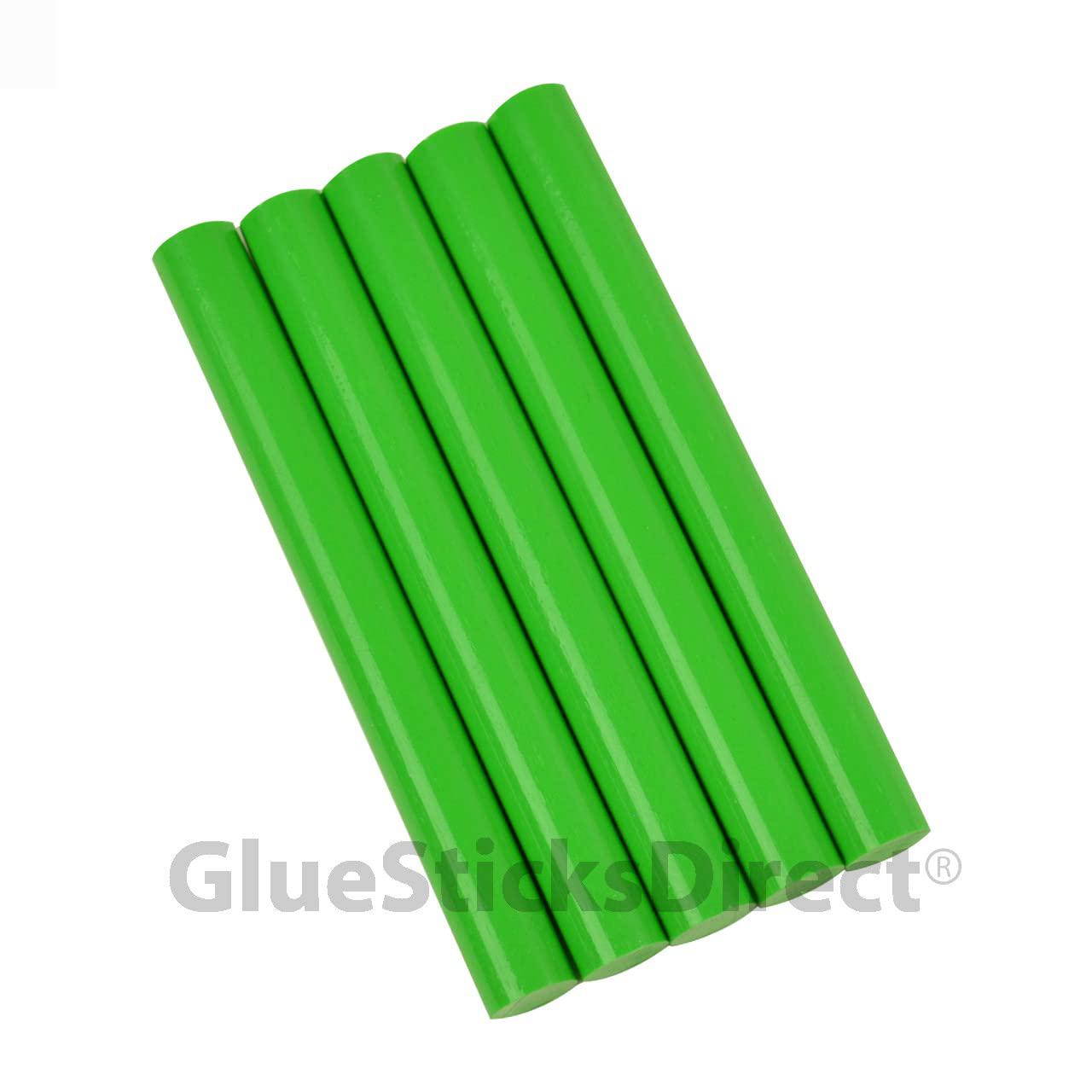 GlueSticksDirect.com gluesticksdirect mint green colored glue sticks for hot, cool and dual temp glue guns, large bulk 5 lb box - 7/16" x 4"