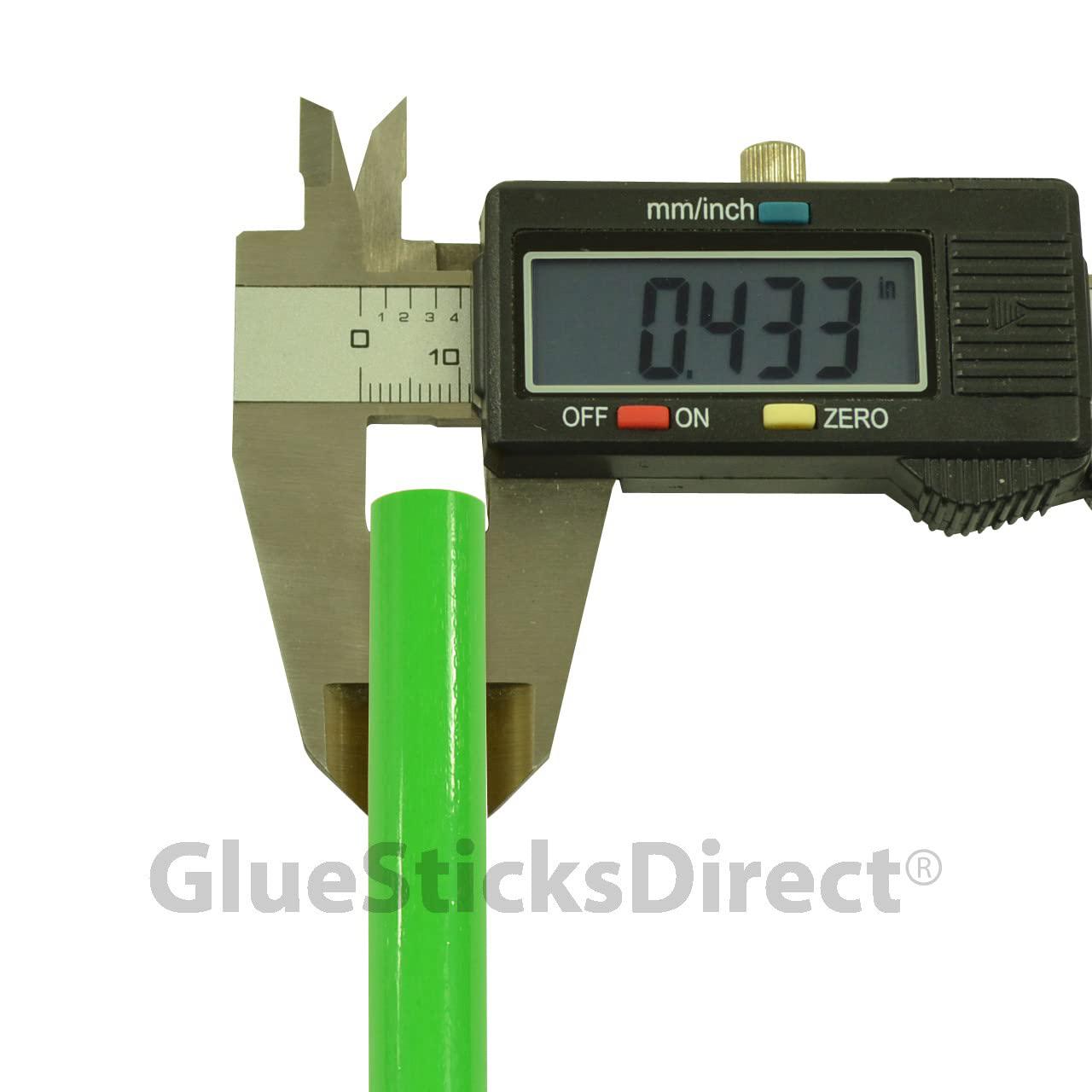 GlueSticksDirect.com gluesticksdirect mint green colored glue sticks for hot, cool and dual temp glue guns, large bulk 5 lb box - 7/16" x 4"