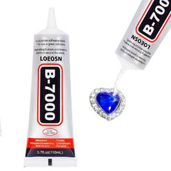 loeosn b7000 jewelry glue for metal and stone, super glue for cell phones, fabric glue for rhinestones, super adhesive glue for rhin