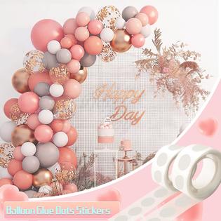 shemldony 3000 pcs glue point clear balloon glue,removable adhesive dots  double sided dots for balloon