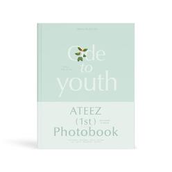 kq ent. ateez - 1st photobook [ode to youth]+extra photocards set k-pop merch idol, 230 x 300 x 30 mm