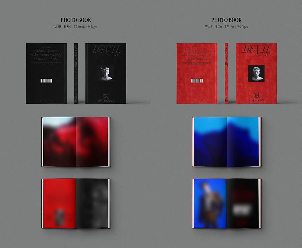 sm ent. changmin tvxq - devil (2nd mini album) (red+black ver. set (+ 2 folded posters))