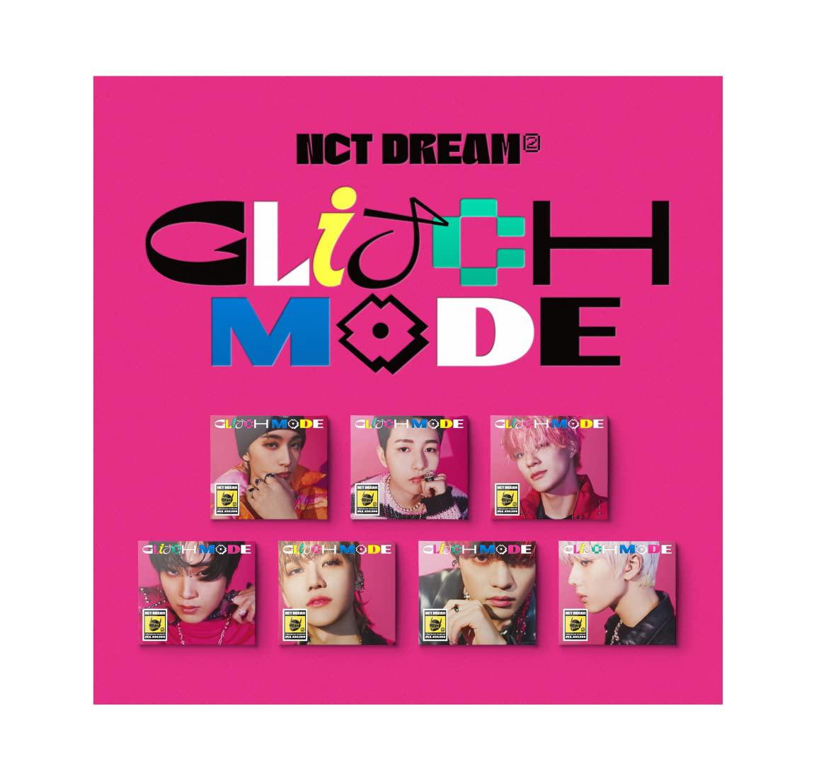 SM Ent. sm nct dream - glitch mode [digipack ver.] album+folded poster+extra photocards set / k-pop sealed (random ver.), 140 x 125 x