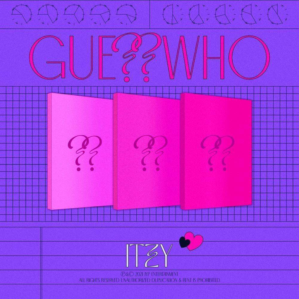 &#226;&#128;&#142;JYP Ent. jyp ent. itzy - guess who album+pre-order benefit+folded poster+extra photocards set (day ver.)