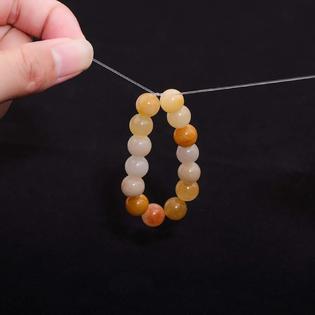 Beadia beadia elastic crystal string 1.2mm clear bead cord for