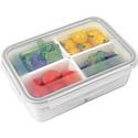 Carrotez carrotez food storage container, 4 compartment portion