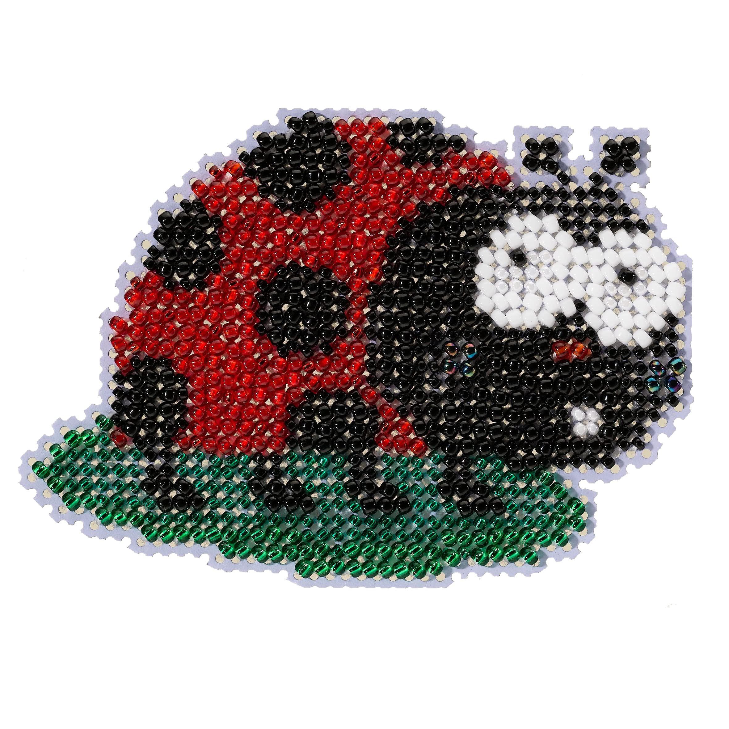 Mill Hill ladybug counted cross stitch ornament kit mill hill 2022