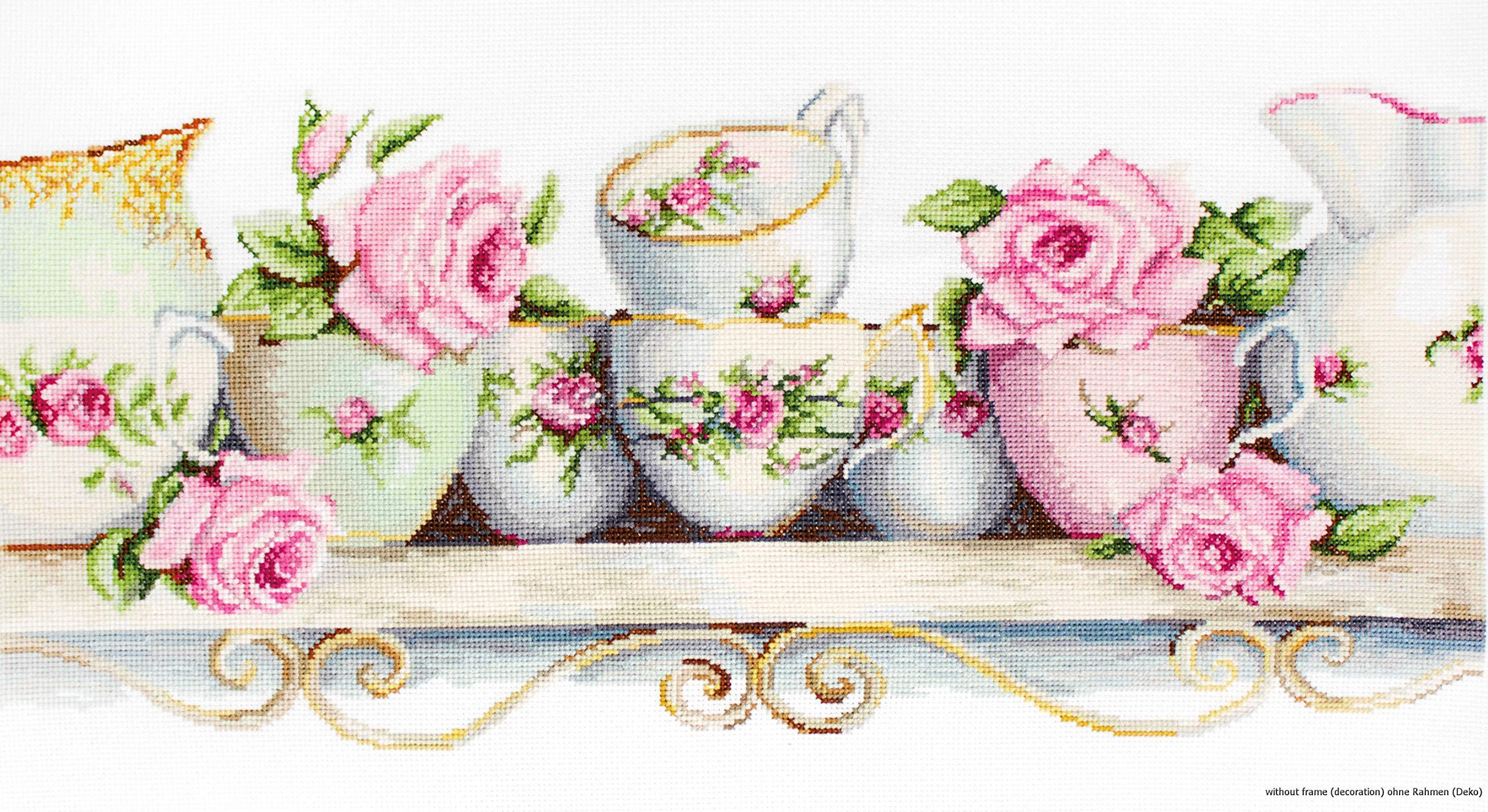 Lucas luca-s counted cross stitch kit assorted china aida 39.5x18.5cm