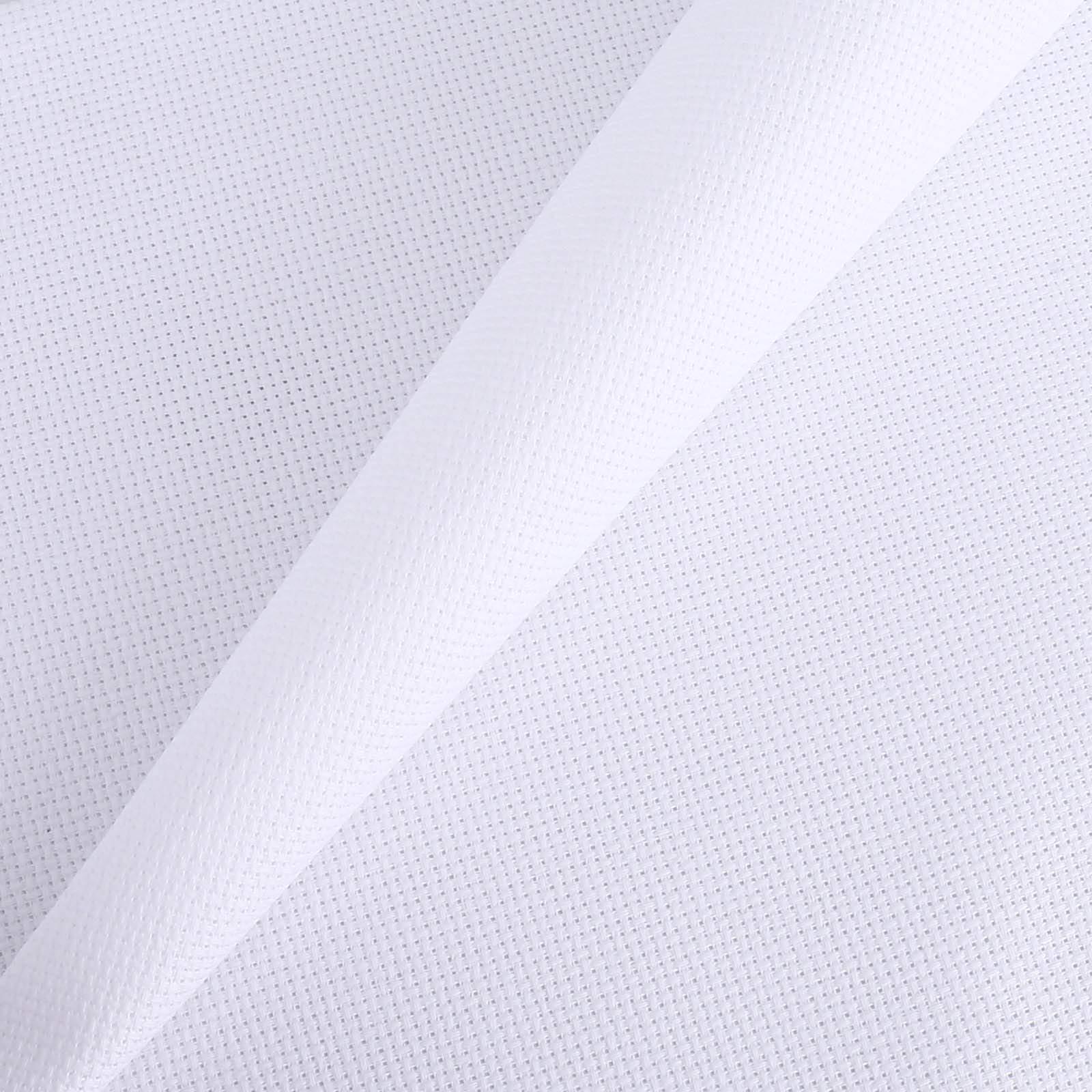 DONMON aida cloth 18 count cross stitch fabric,6039inch (18ct white)