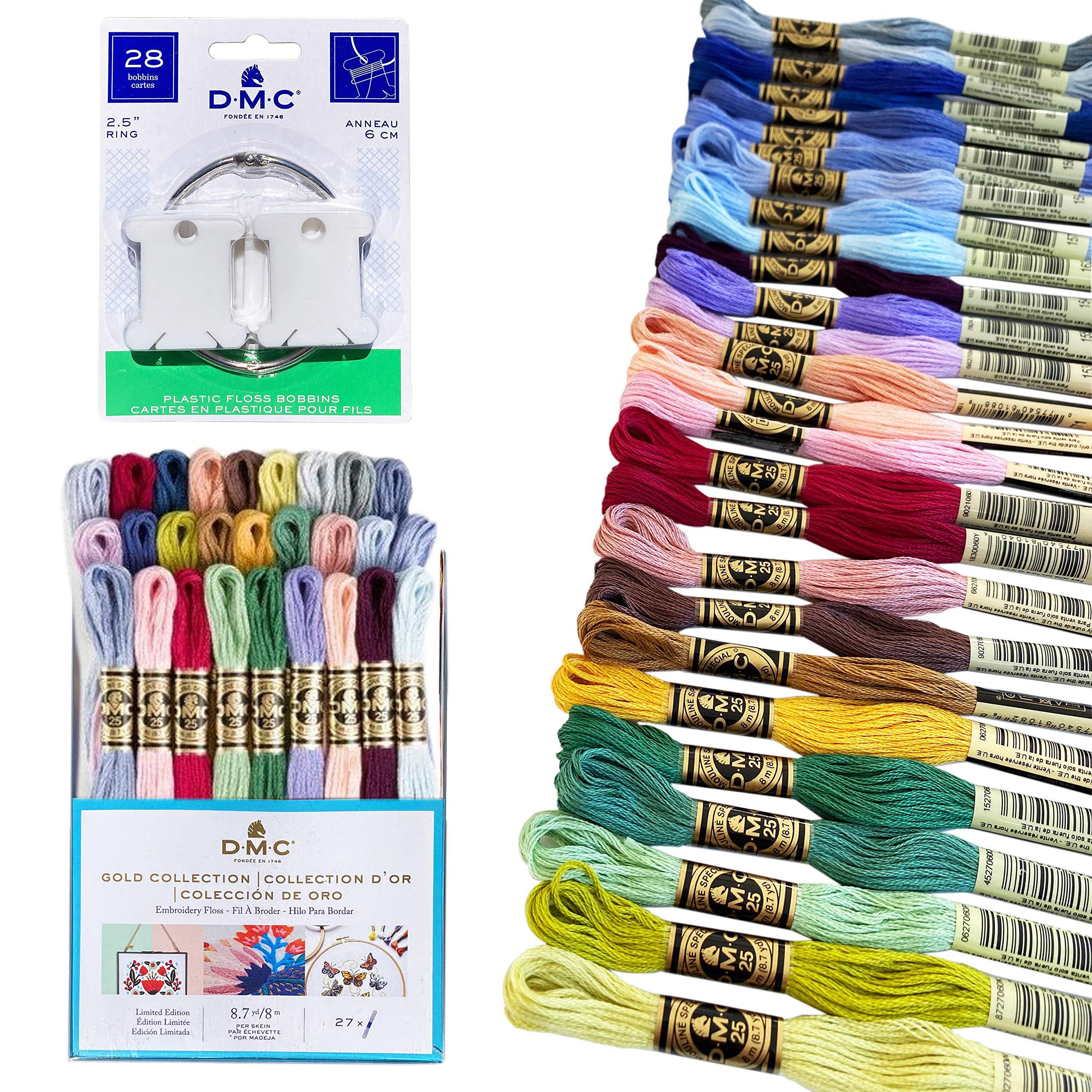 Charming Melodie dmc embroidery floss kit,gold collection,dmc
