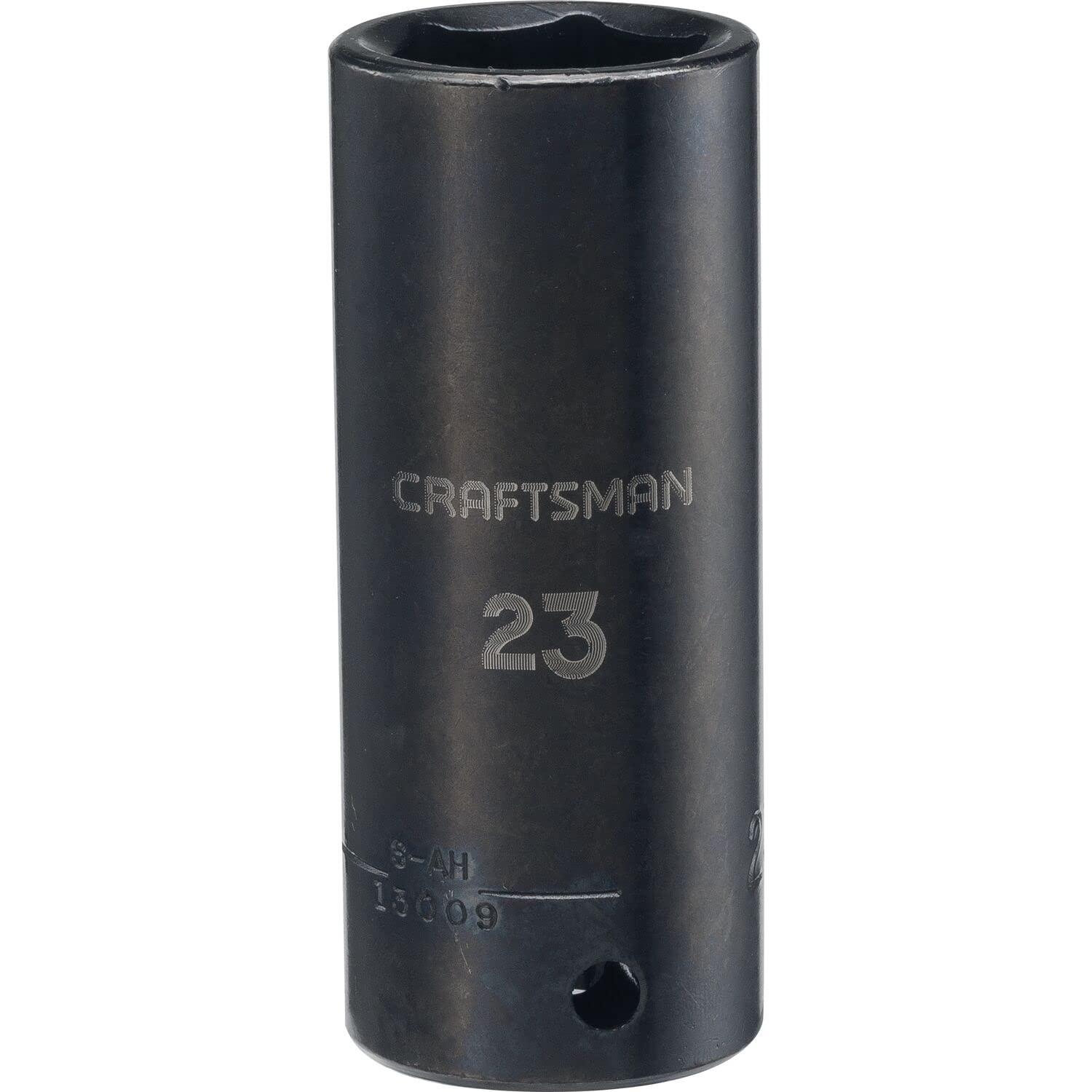 craftsman cmmt13009 cm 1/2in drive deep metric-23mm