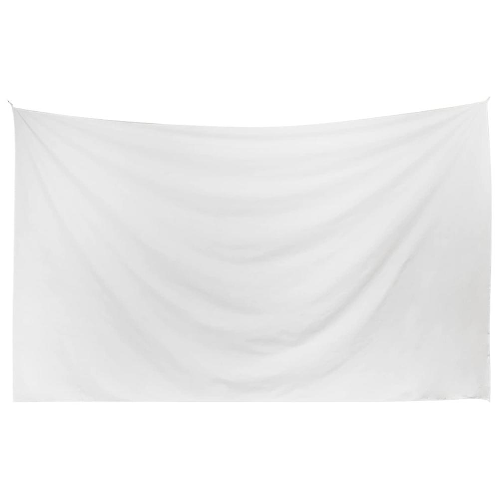 julie blue plain white tapestry 100% cotton blank tapestry with loops for diy and tie dye - perimeter stitching - ready to us