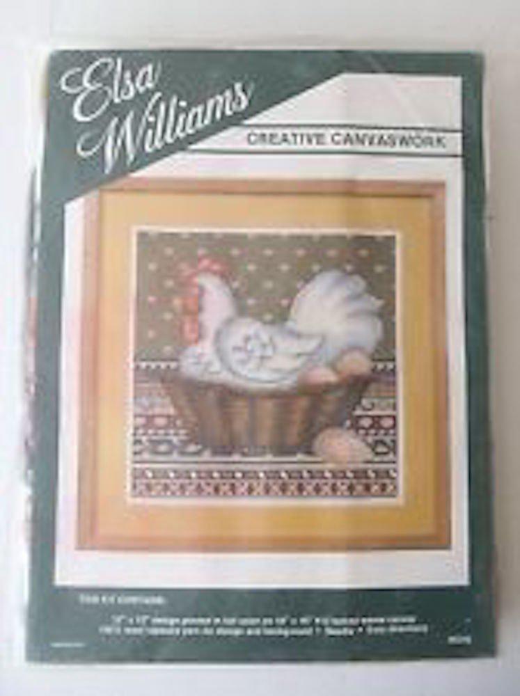 elsa williams creative canvaswork michael leclair henry the rooster #06274 needlepoint kit 12" x 12" / elsa williams kit - 10