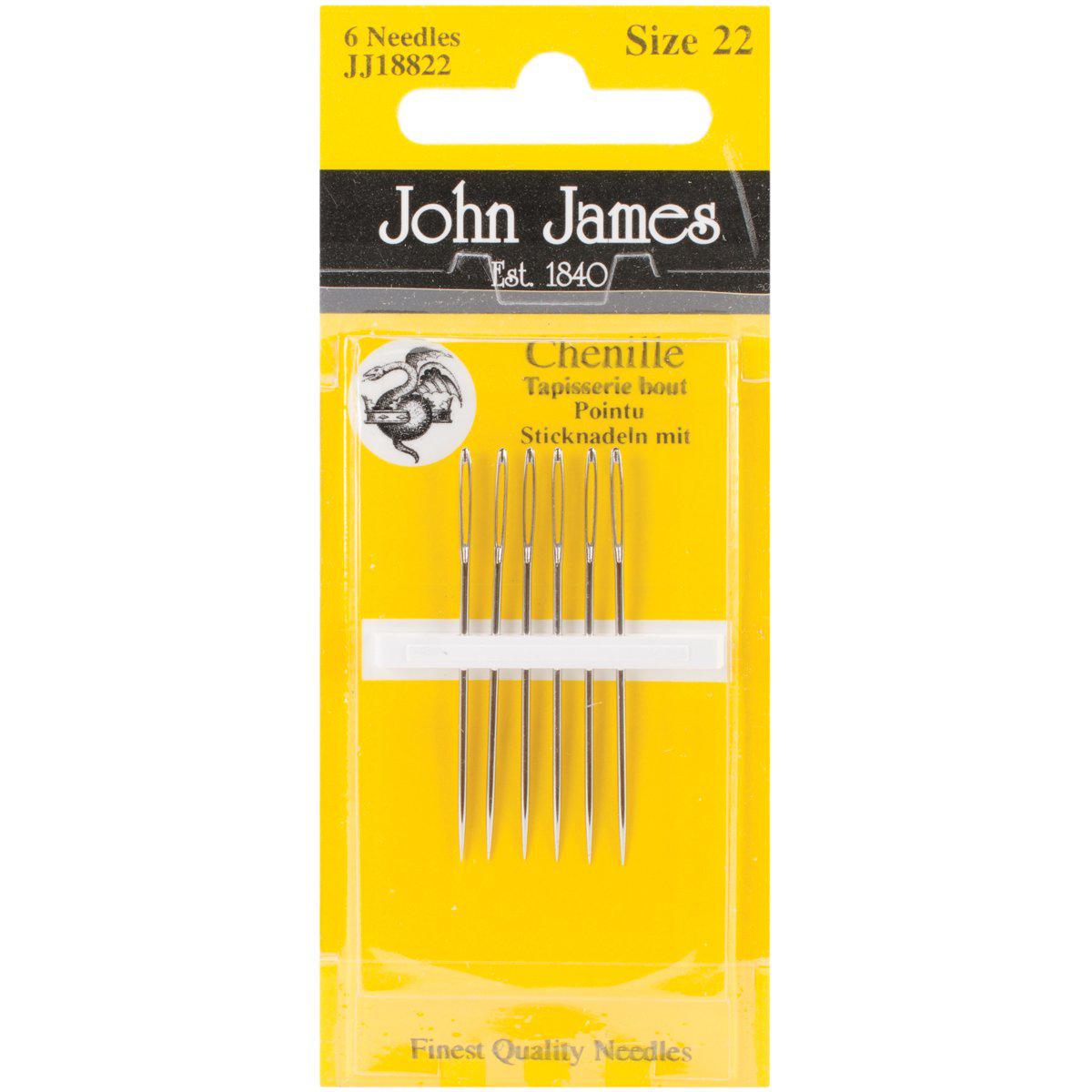 Colonial Needle chenille hand needles-size 22 6/pkg