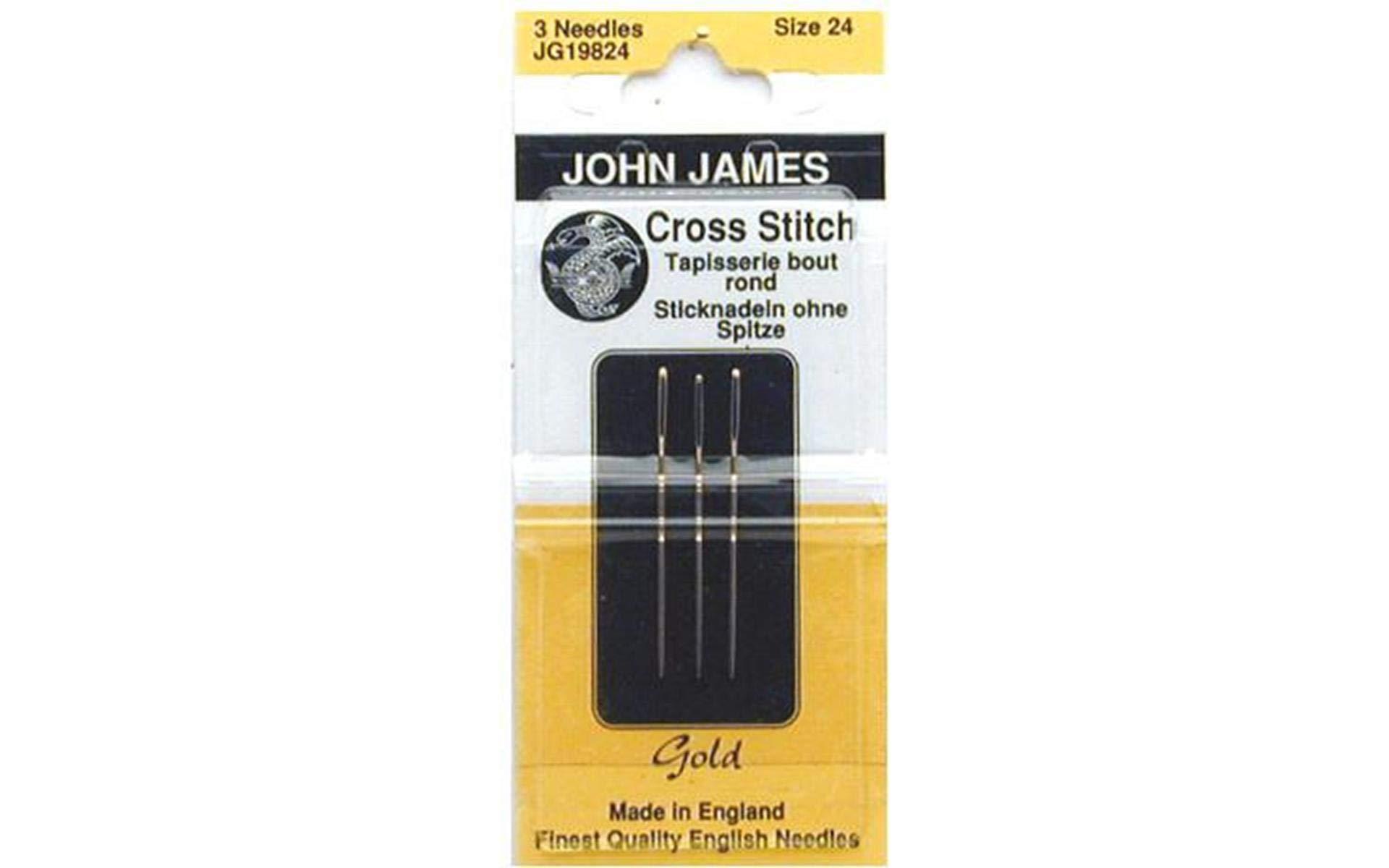 colonial needle gold tapestry hand needles-size 24 3/pkg