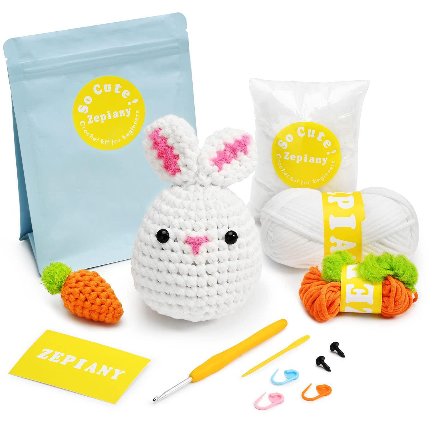 Zepiany crochet kits for beginners - all-in-one stuffed animal