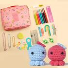 biuzii croet full kit for beginners, crochet kit, the woobles crochet kit  beginners, crochet dolls can