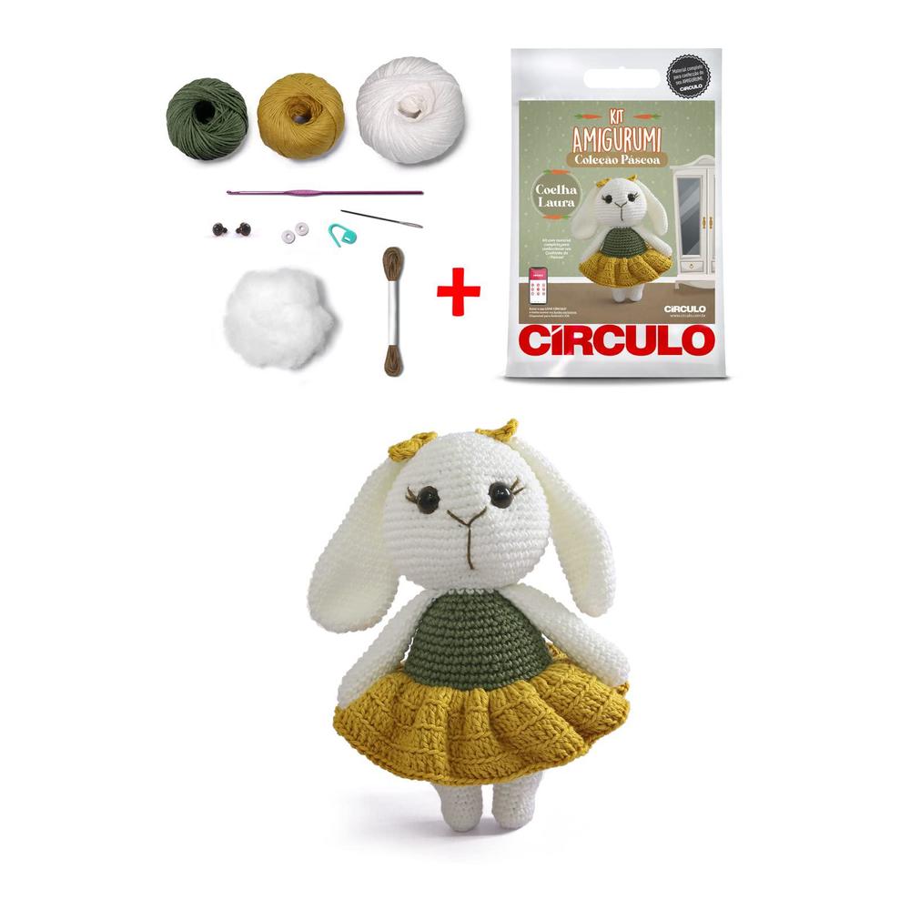 Crculo circulo amigurumi kit - easter collection 2023 - all materials included, clear easy to follow instructions - 1 crochet kit (l