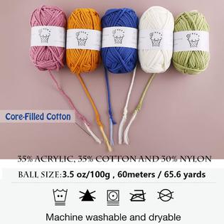 LUCKY BALL yarn for crocheting,soft yarn 1pcs yarn for crocheting blankets  acrylic crochet yarn for